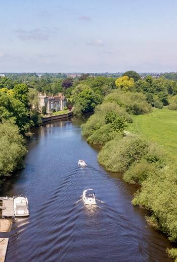 The River Ouse at The Boatyard York