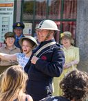 Living history event banner